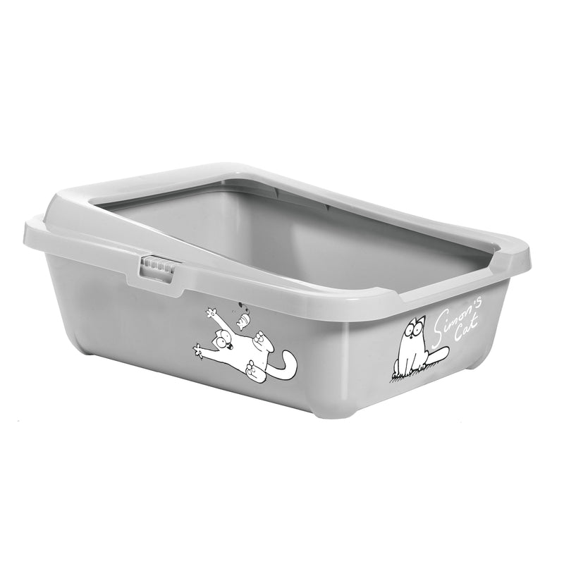 Simon's Cat Katzentoilette grau