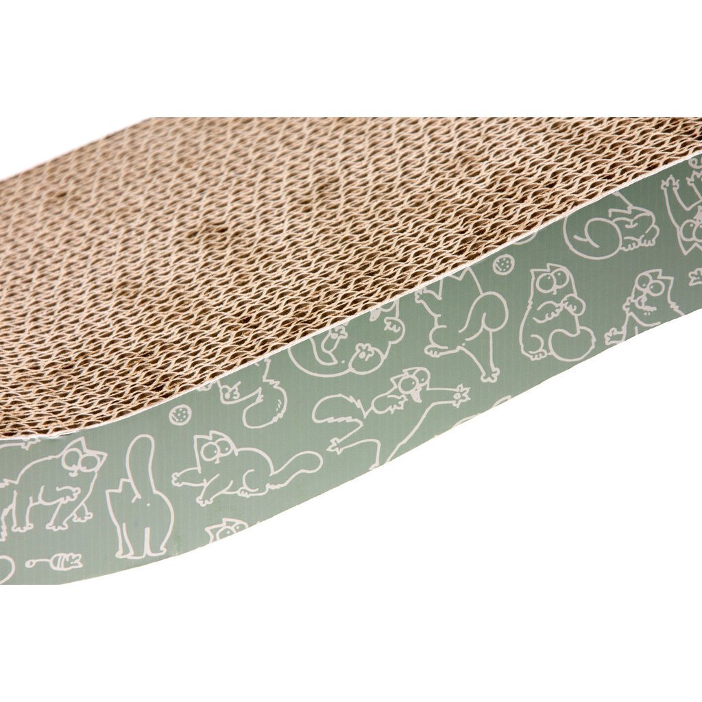 Simons Cat Kratzpappe – L: 52 cm B: 21 cm H: 10 cm, Welle