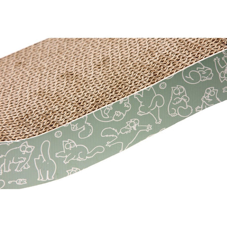 Simons Cat Kratzpappe – L: 52 cm B: 21 cm H: 10 cm, Welle
