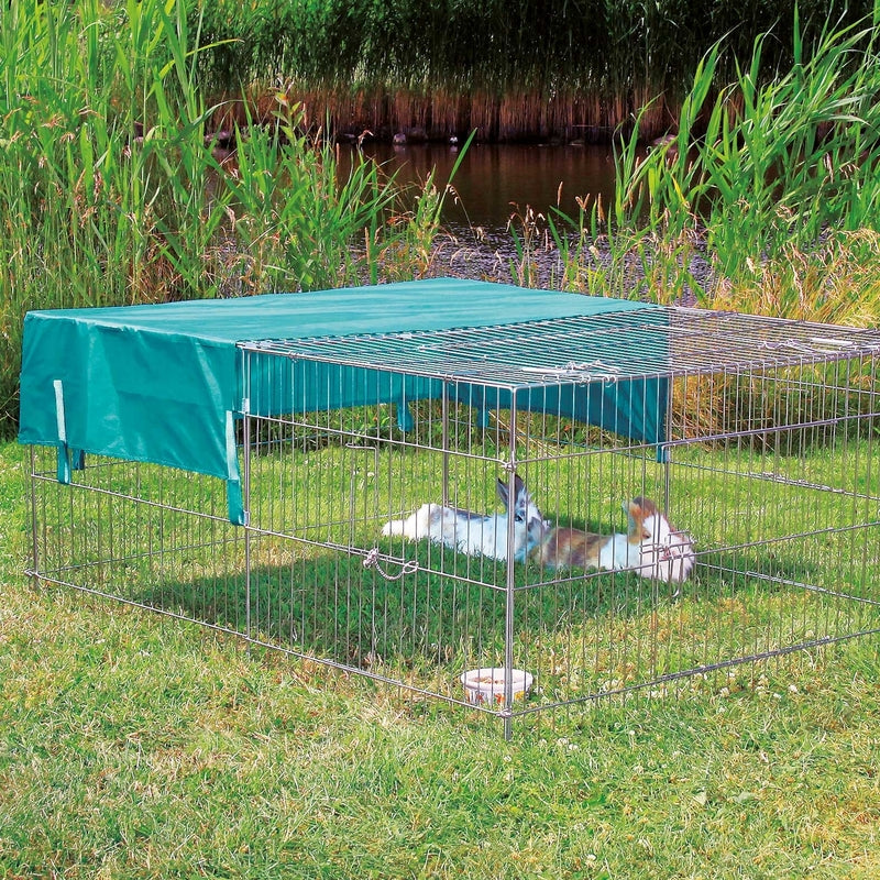 Sonnenschutz für Freigehege – 116x72 cm, grün, ohne Gehege