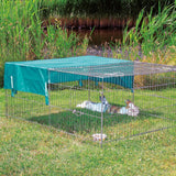 Sonnenschutz für Freigehege – 116x72 cm, grün, ohne Gehege