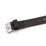 Sternfalbe Lederhalsband für Hunde