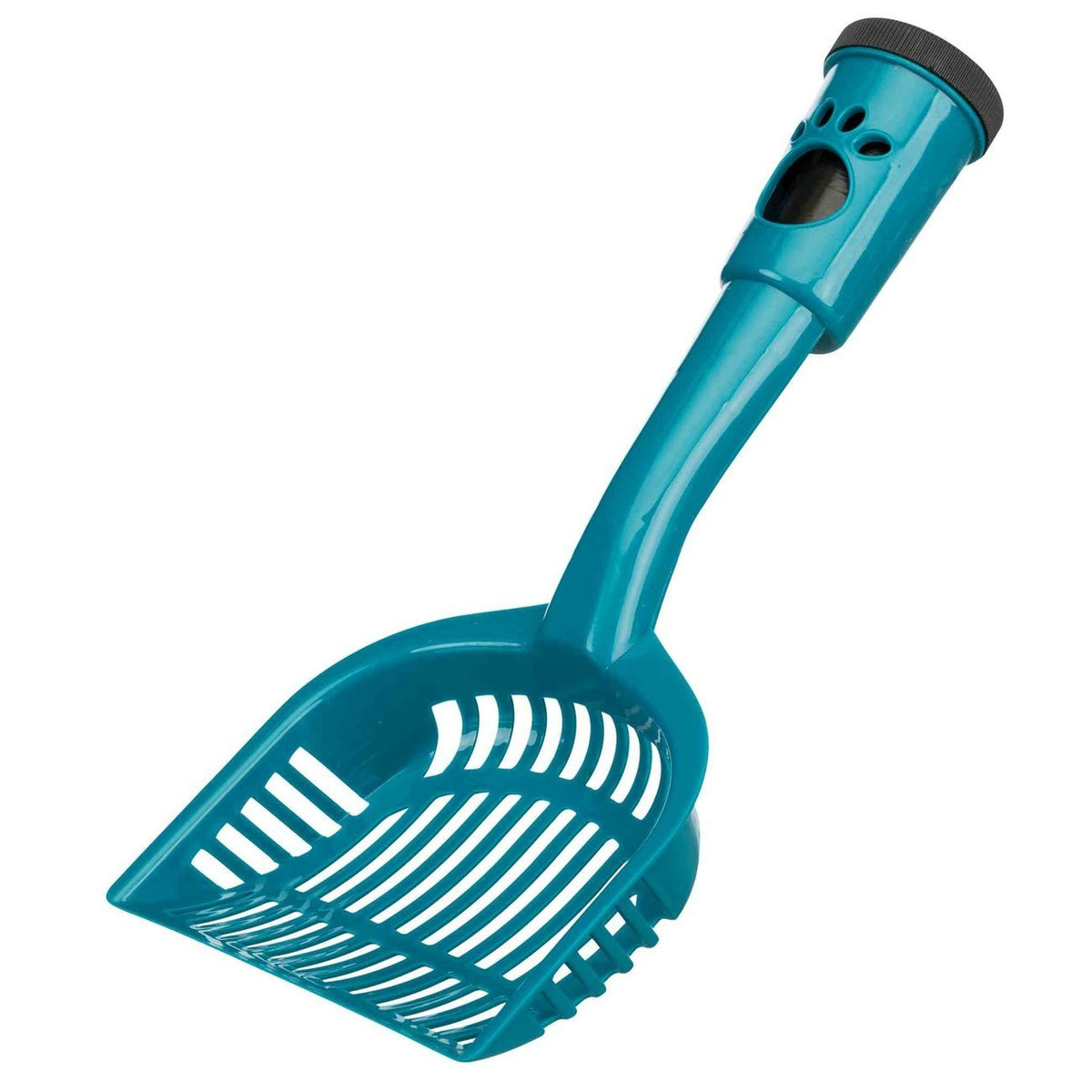 Streulöffel mit Kotbeutel – 38 cm, zufällige Farbe