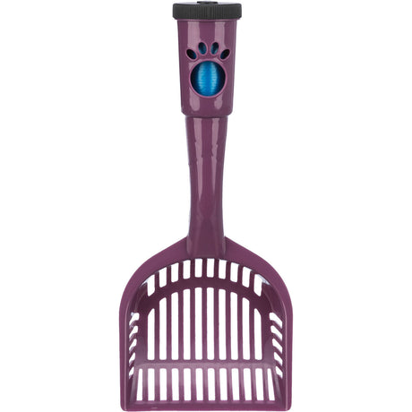 Streulöffel mit Kotbeutel – 38 cm, zufällige Farbe