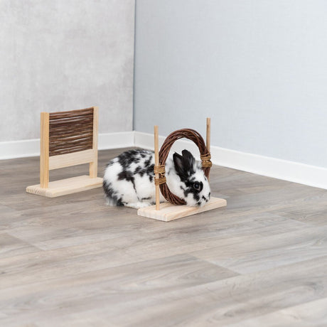Agility Set mit Hürde und Ring für Kleintiere
