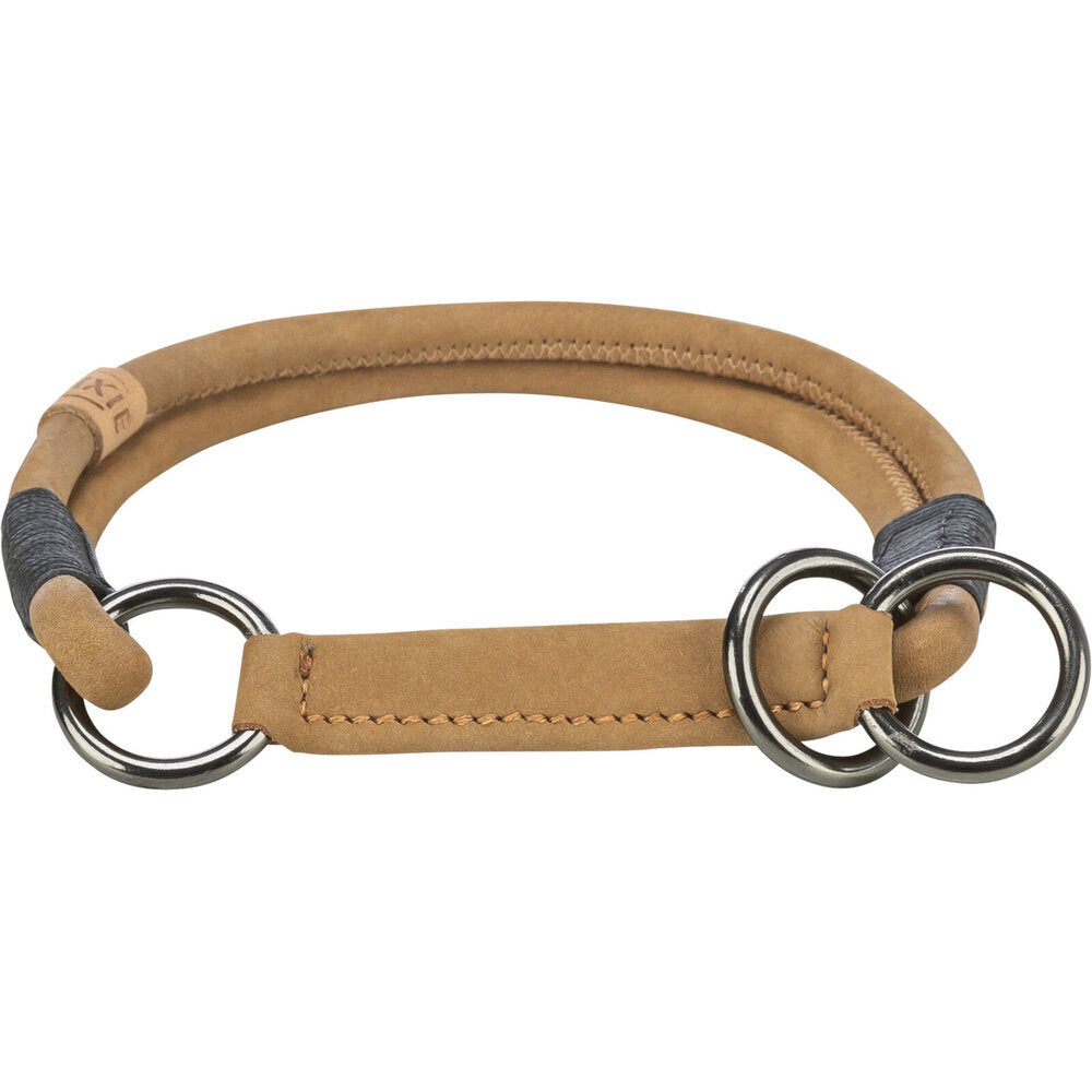 BE NORDIC Zug-Stopp Hundehalsband Leder