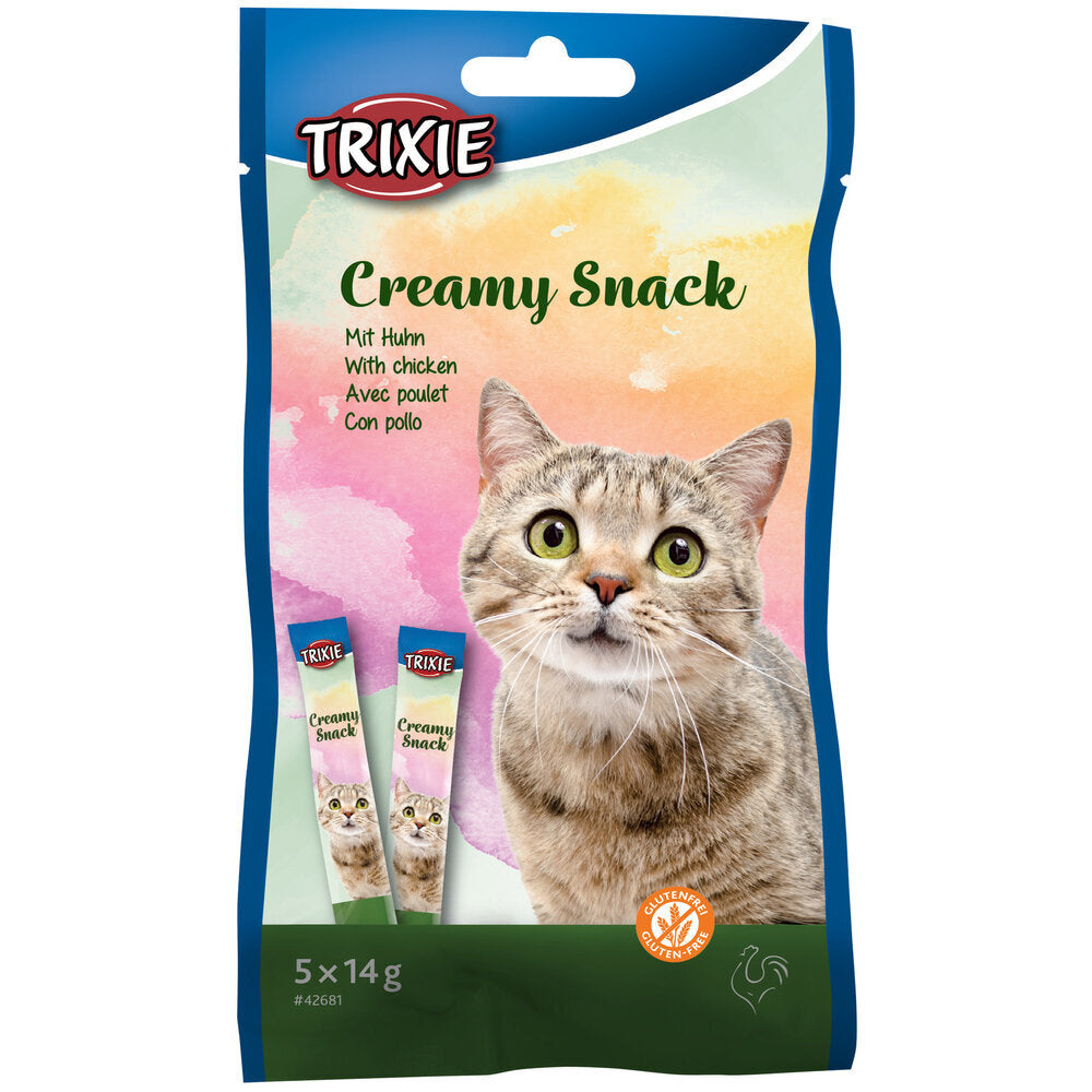 Creamy Snack für Katzen – 5 × 14 g, Chicken