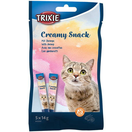 Creamy Snack für Katzen – 5 × 14 g, Tuna & Shrimp