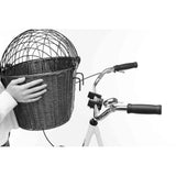 Front Fahrradkorb für Hunde und Katzen mit Gitter