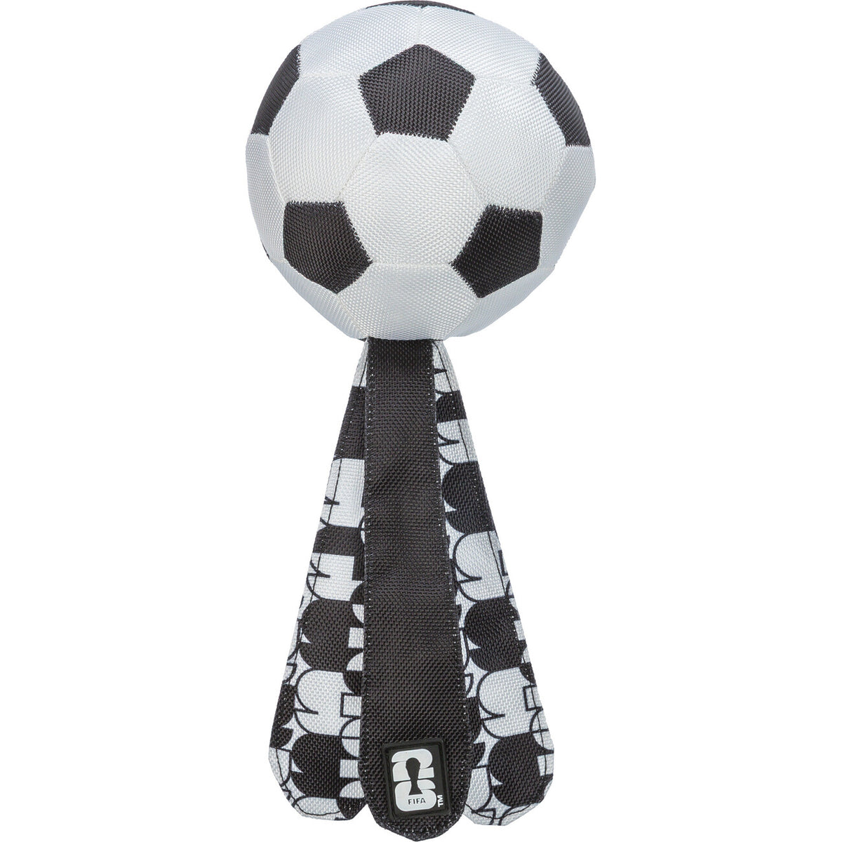 FIFA WM 2026 Flugball Hundeball – Der offizielle Spielspaß für deinen Vierbeiner! – 30 cm schwarz