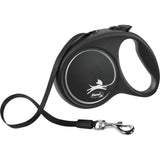 flexi BLACK DESIGN Gurtleine – M: 5 m, schwarz, bis zu 25kg