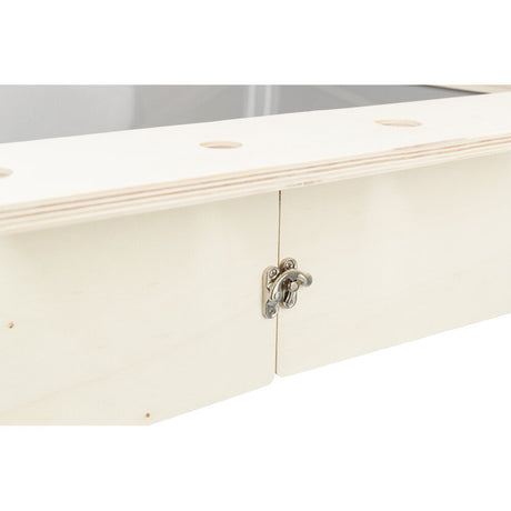 Futterstation für Nager aus Holz