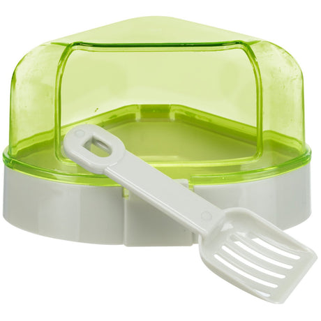 Hamstertoilette Ecktoilette mit Dach