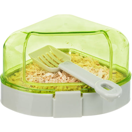 Hamstertoilette Ecktoilette mit Dach