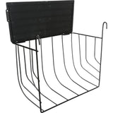 Heuraufe zum Einhängen aus Metall – 25 × 18 × 12 cm, schwarz