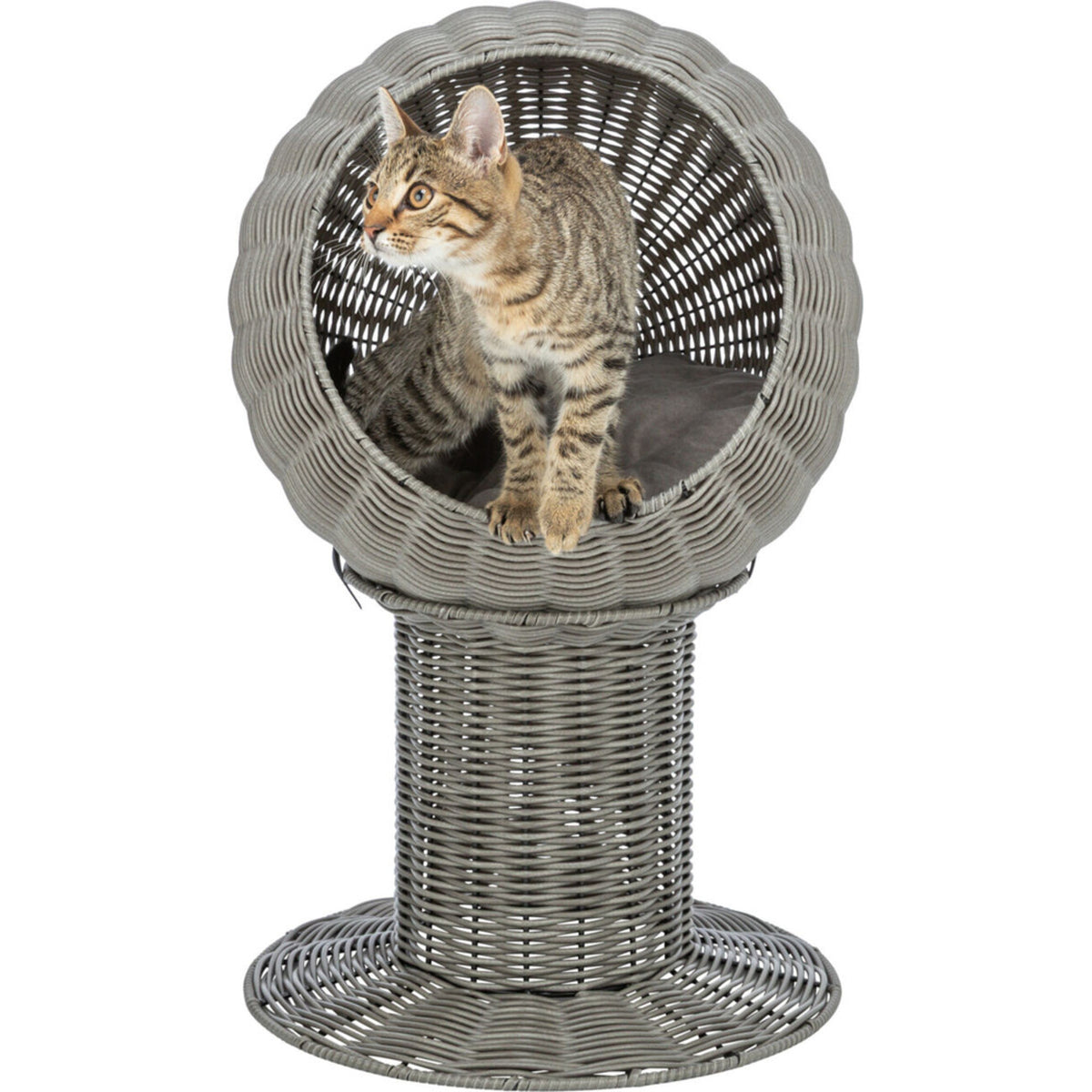 TRIXIE Outdoor Höhle Amalia – Dein kuscheliges Katzen- & Hundeparadies – ø 42 × 70 cm