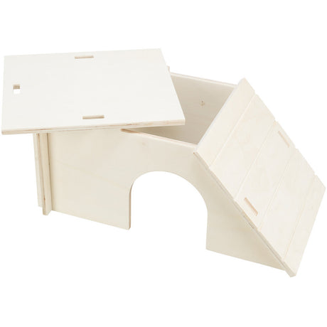 Steckhaus Holz Bent für Kleintiere