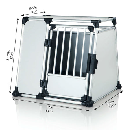 Hunde Transportbox Aluminium, Autobox Alu