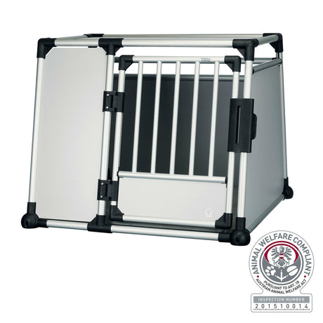 Hunde Transportbox Aluminium, Autobox Alu