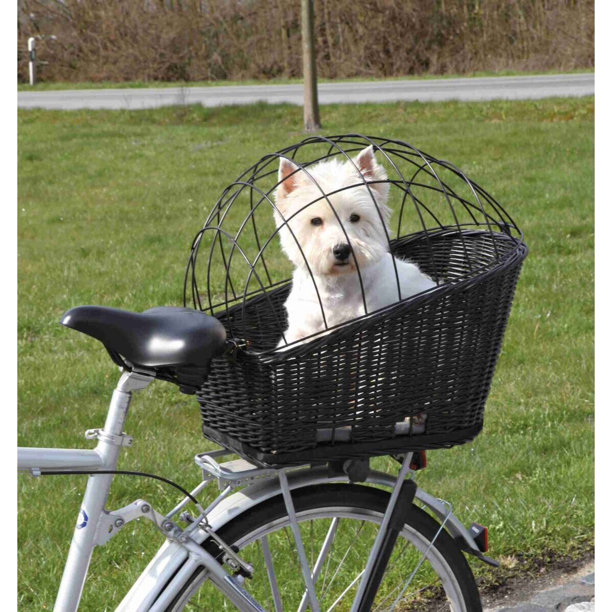 Hundefahrradkorb für Gepäckträger