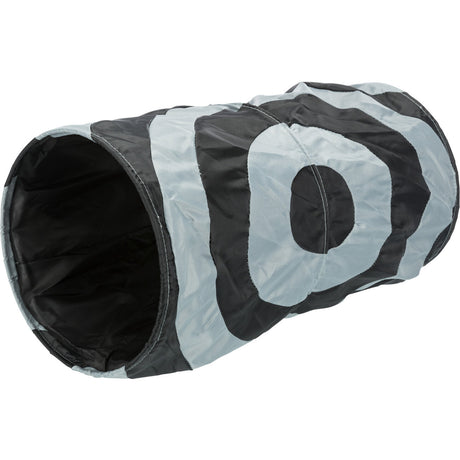 Katzen Spieltunnel mit integrierter Raschelfolie – 50 cm / ø 25 cm, diverse Farben