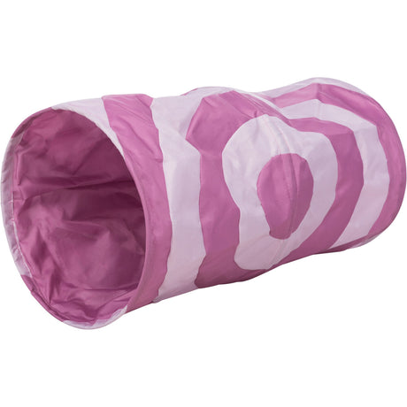 Katzen Spieltunnel mit integrierter Raschelfolie – 50 cm / ø 25 cm, diverse Farben