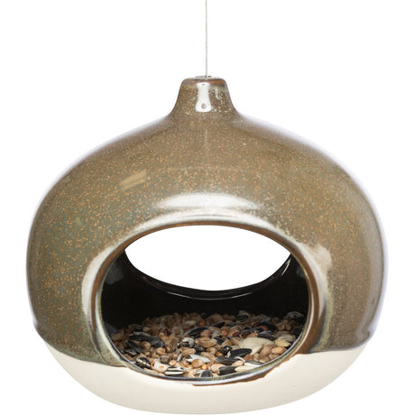 Keramik Vogelhaus Vogelfutter-Bowl