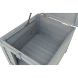 TRIXIE Kleintierhaus für Kaninchen & Meerschweinchen | Outdoor-Paradies – 42 × 43 × 51 cm, grau