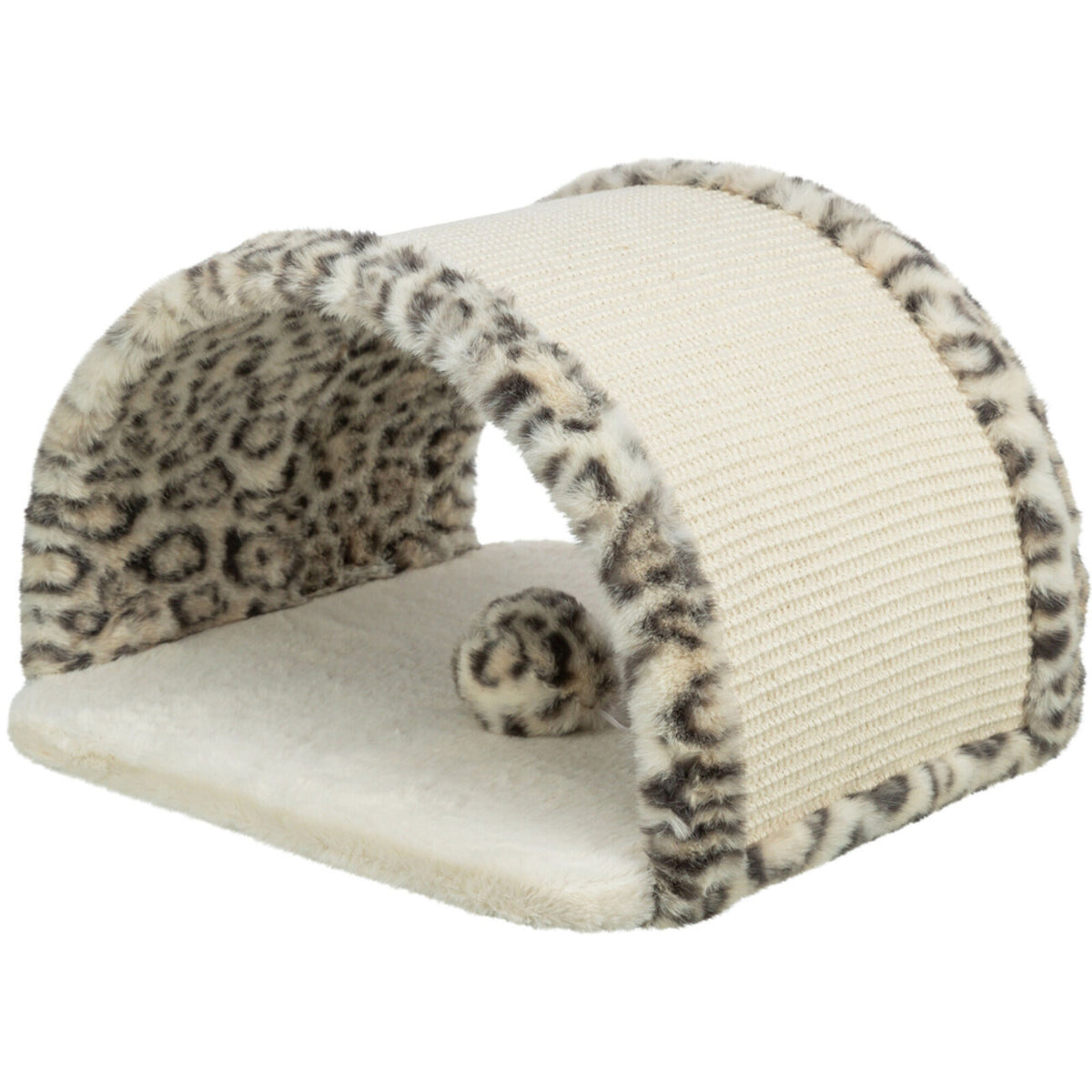 Kratzbrücke Leo – 25 cm, creme