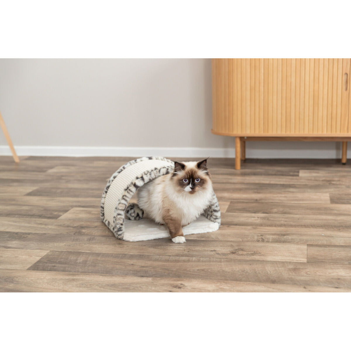Kratzbrücke Leo – 25 cm, creme