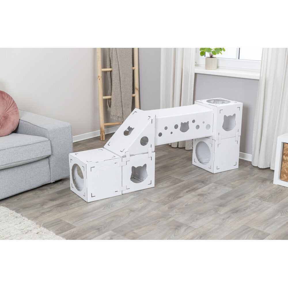 KittyPits Kartonlandschaft für Katzen aus Pappe Finca Felice