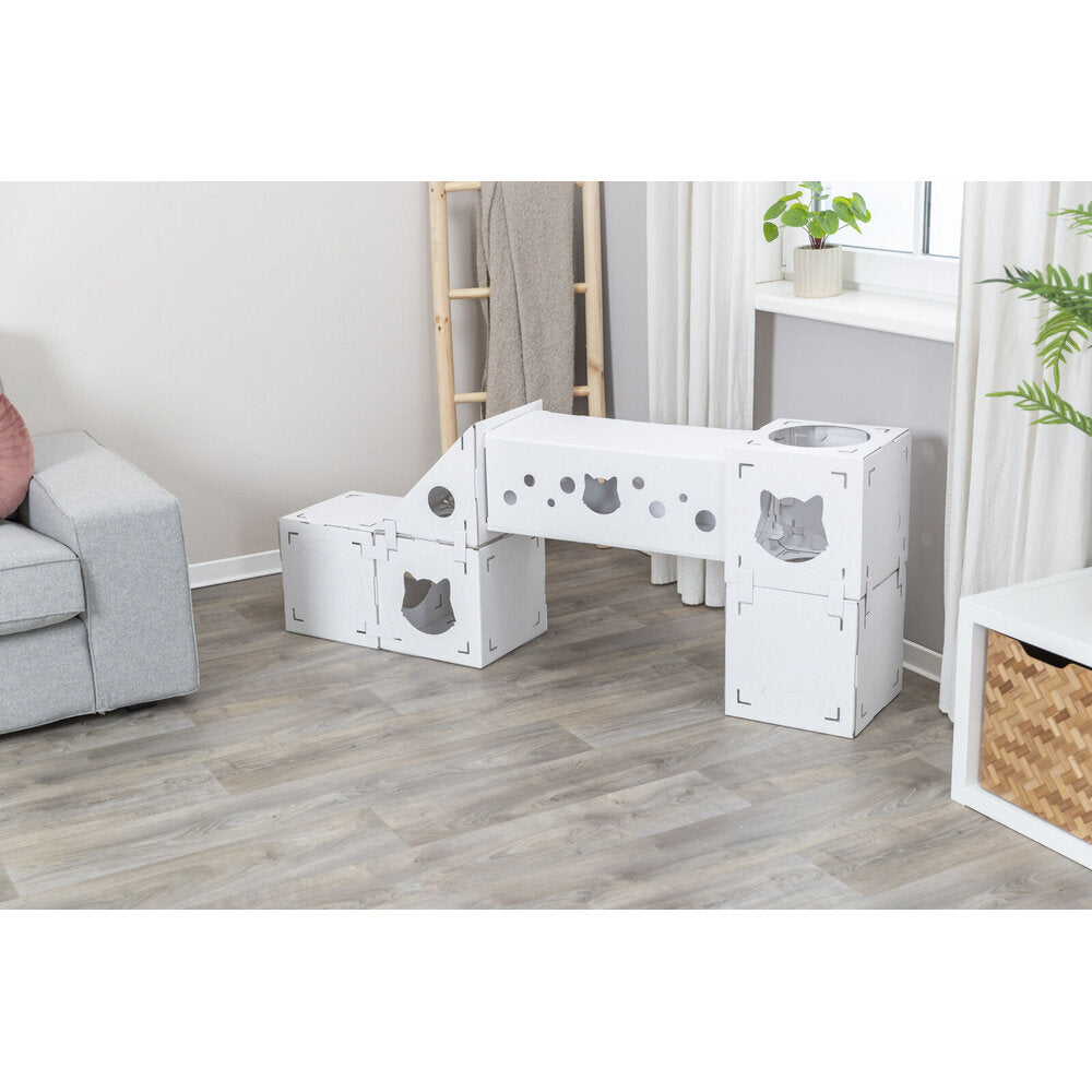 KittyPits Kartonlandschaft für Katzen aus Pappe Finca Felice