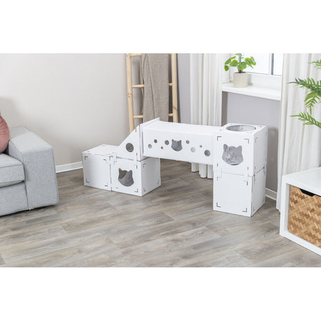 KittyPits Kartonlandschaft für Katzen aus Pappe Finca Felice