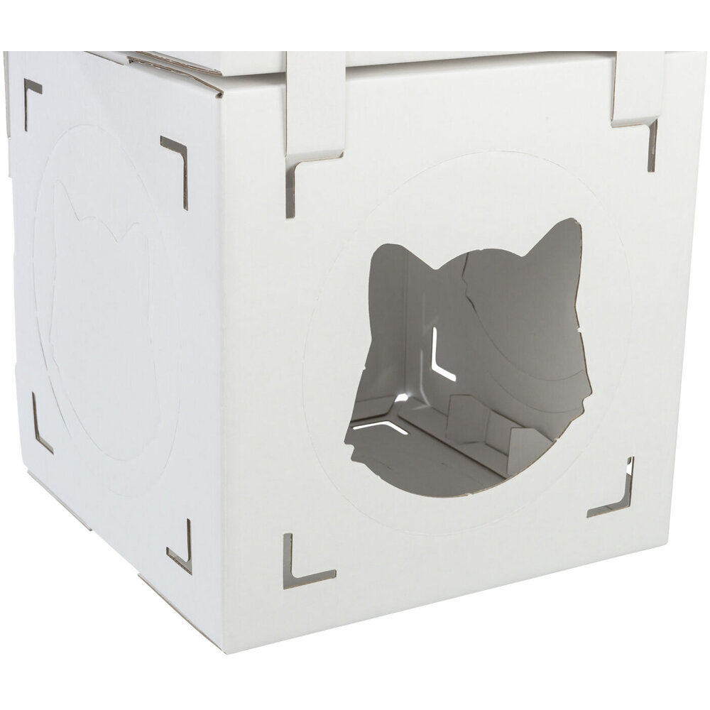 KittyPits Kartonlandschaft für Katzen aus Pappe Finca Felice