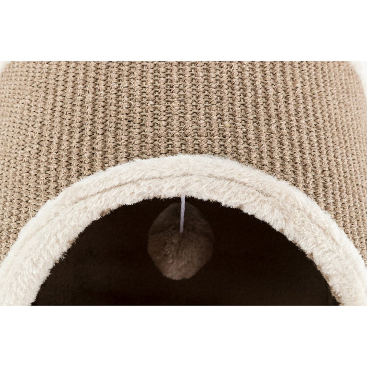 Kratztunnel für Katzen mit Sisal