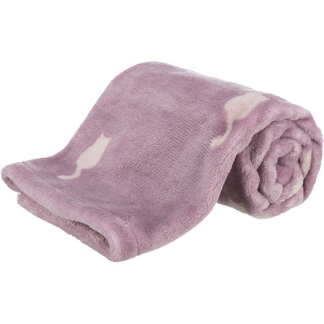 Kuscheldecke Lilly – 70 × 50 cm, beere