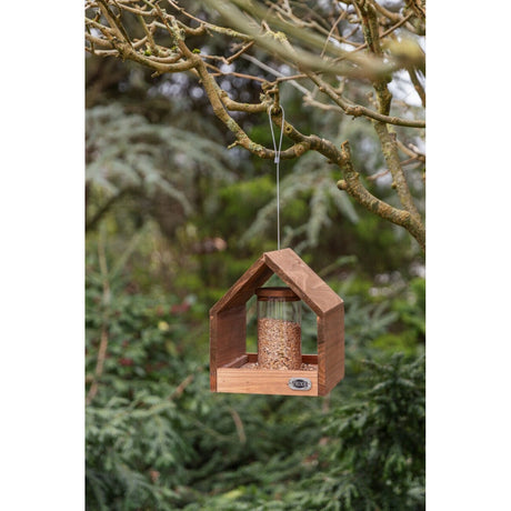 natura Vogelfutterhaus zum Aufhängen & Silo