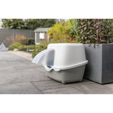 TRIXIE Outdoor Katzentoilette Davio Top – Die perfekte Oase für deinen Freigänger – 56 × 39 × 39 cm