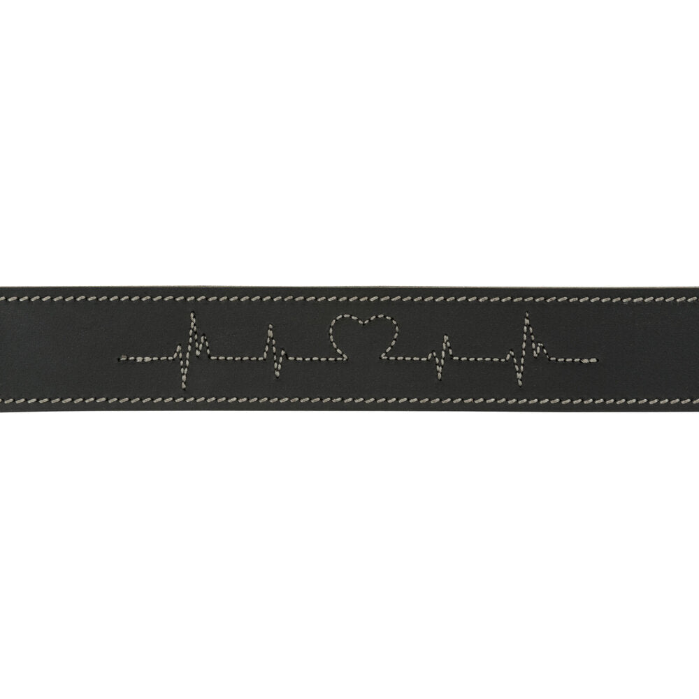 Rustic Fettleder Hundehalsband für kehlkopfschonendes Anleinen