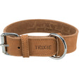 Rustic Fettleder Hundehalsband für kehlkopfschonendes Anleinen