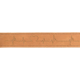 Rustic Fettleder Hundehalsband für kehlkopfschonendes Anleinen