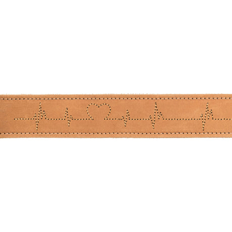 Rustic Fettleder Hundehalsband für kehlkopfschonendes Anleinen