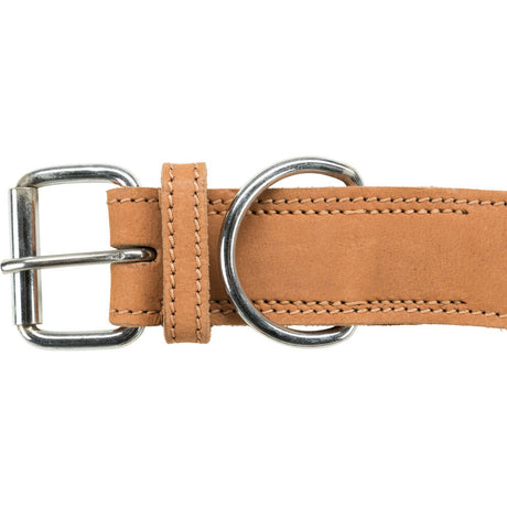 Rustic Fettleder Hundehalsband für kehlkopfschonendes Anleinen
