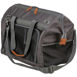 TRIXIE Transporttasche Finlay – Dein stylischer Begleiter für Hund & Katze – 43 × 26 × 32 cm, schwarz/grau
