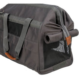 TRIXIE Transporttasche Finlay – Dein stylischer Begleiter für Hund & Katze – 43 × 26 × 32 cm, schwarz/grau