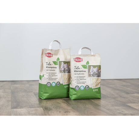 Tofu-Katzenstreu, Katzenstreu