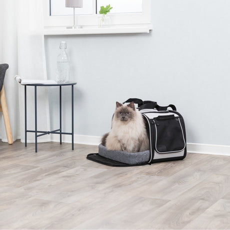 Kuschelbett und Transporttasche für Hund und Katze