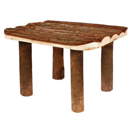 Unterstand für Meerschweinchen, Kaninchen – Naturholz, 30 x 25 x 22 cm