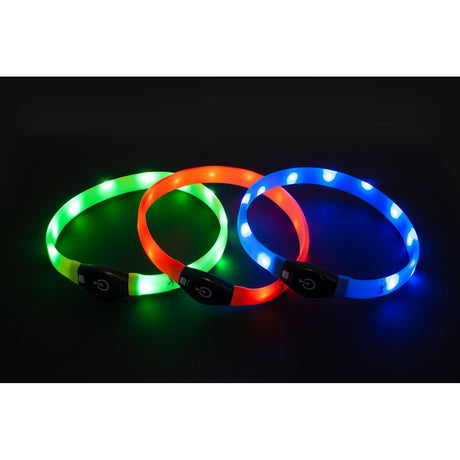 Visio Light Leuchthalsband LED für Hunde mit Langhaar