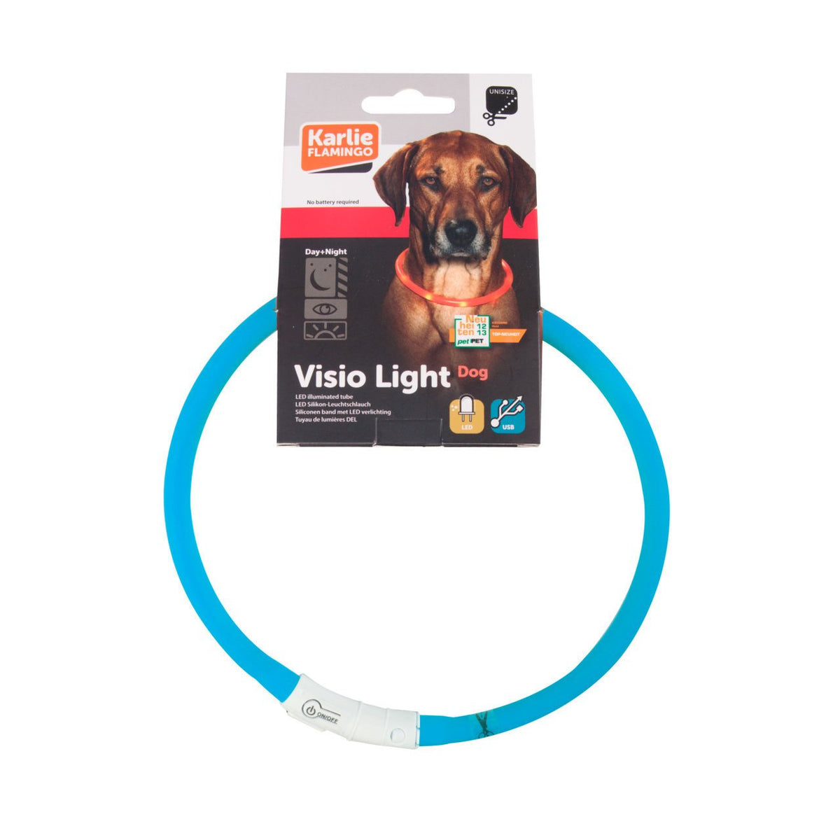 Visio Light Leuchthalsband für Hunde